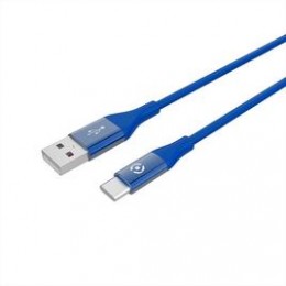 CELLY CAVO USB-C USB-A 1MT 15W BLUE