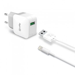 CELLY KIT CHARGER USBLIGHT IPHONE WHITE